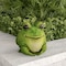Nature Spring Frog Statue, Resin Chubby Animal Figurine for Outdoor Lawn and Garden Decor, Flower Beds, Backyards 701621GRM - alternate 1